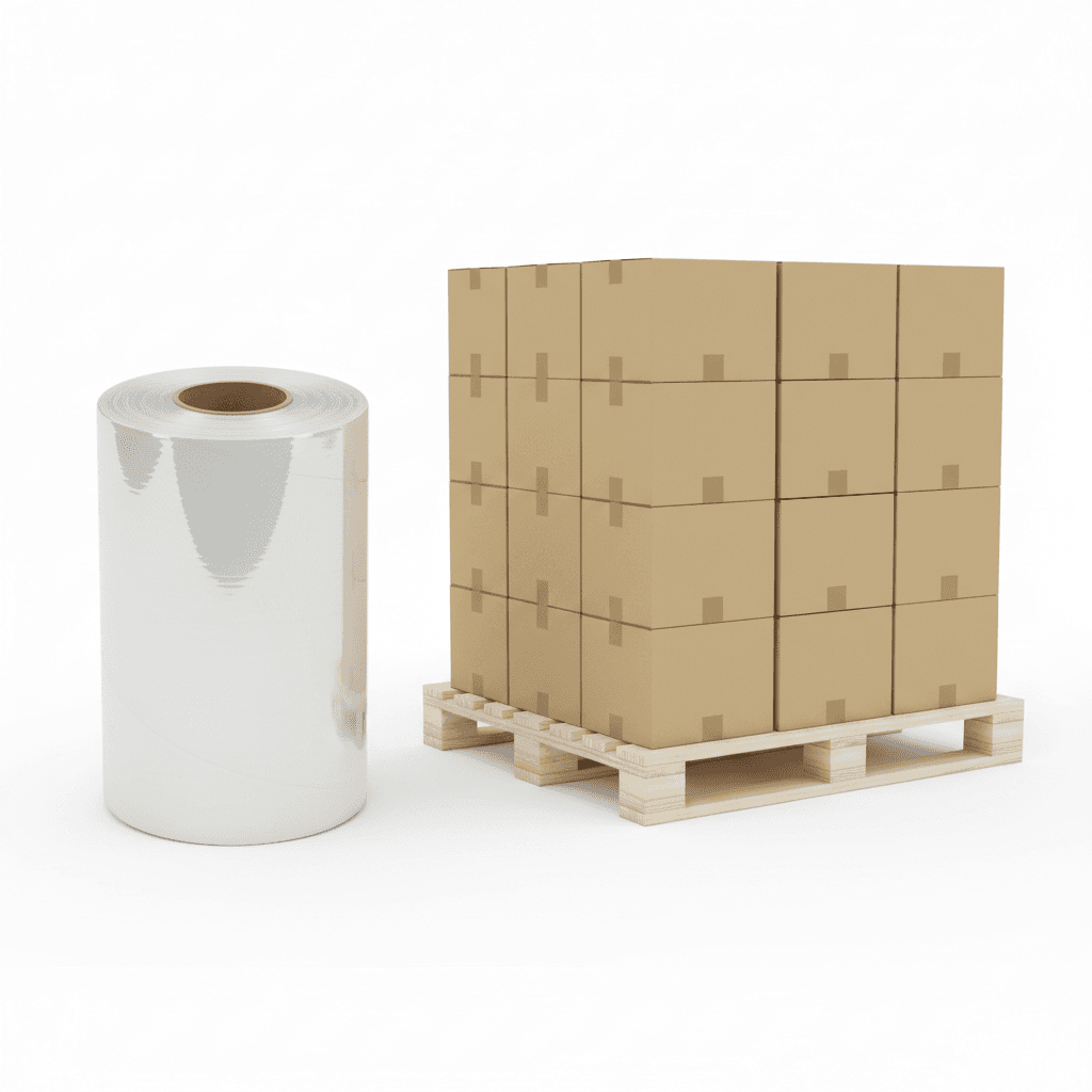 Máy quấn màng Pallet.